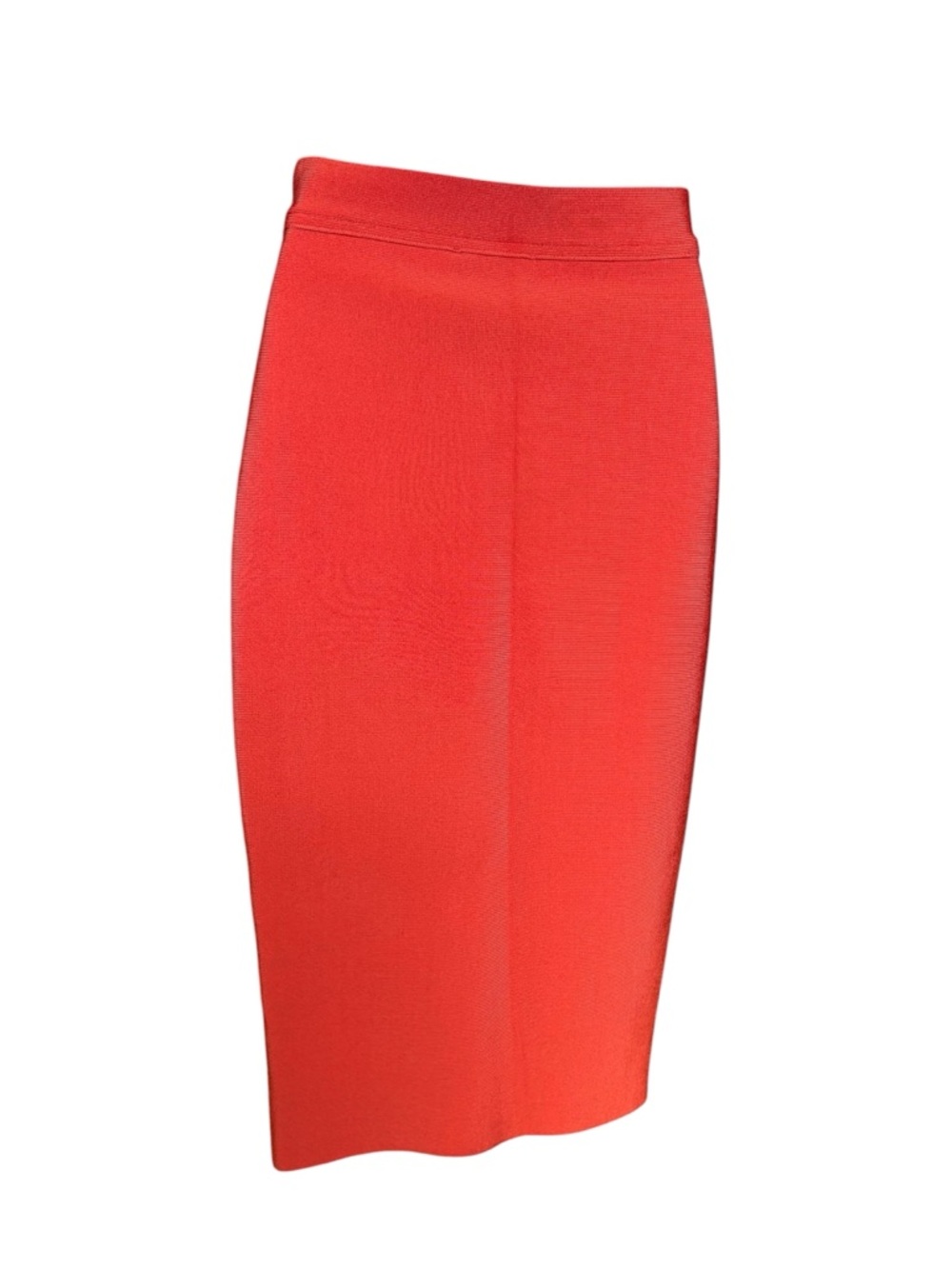 Forever 21 Coral-Red Pencil Skirt